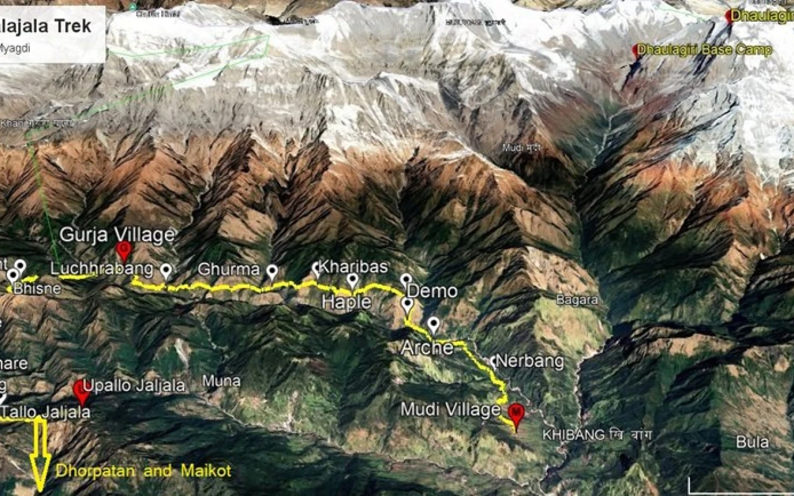 Mudi Gurja Jaljala Trek
