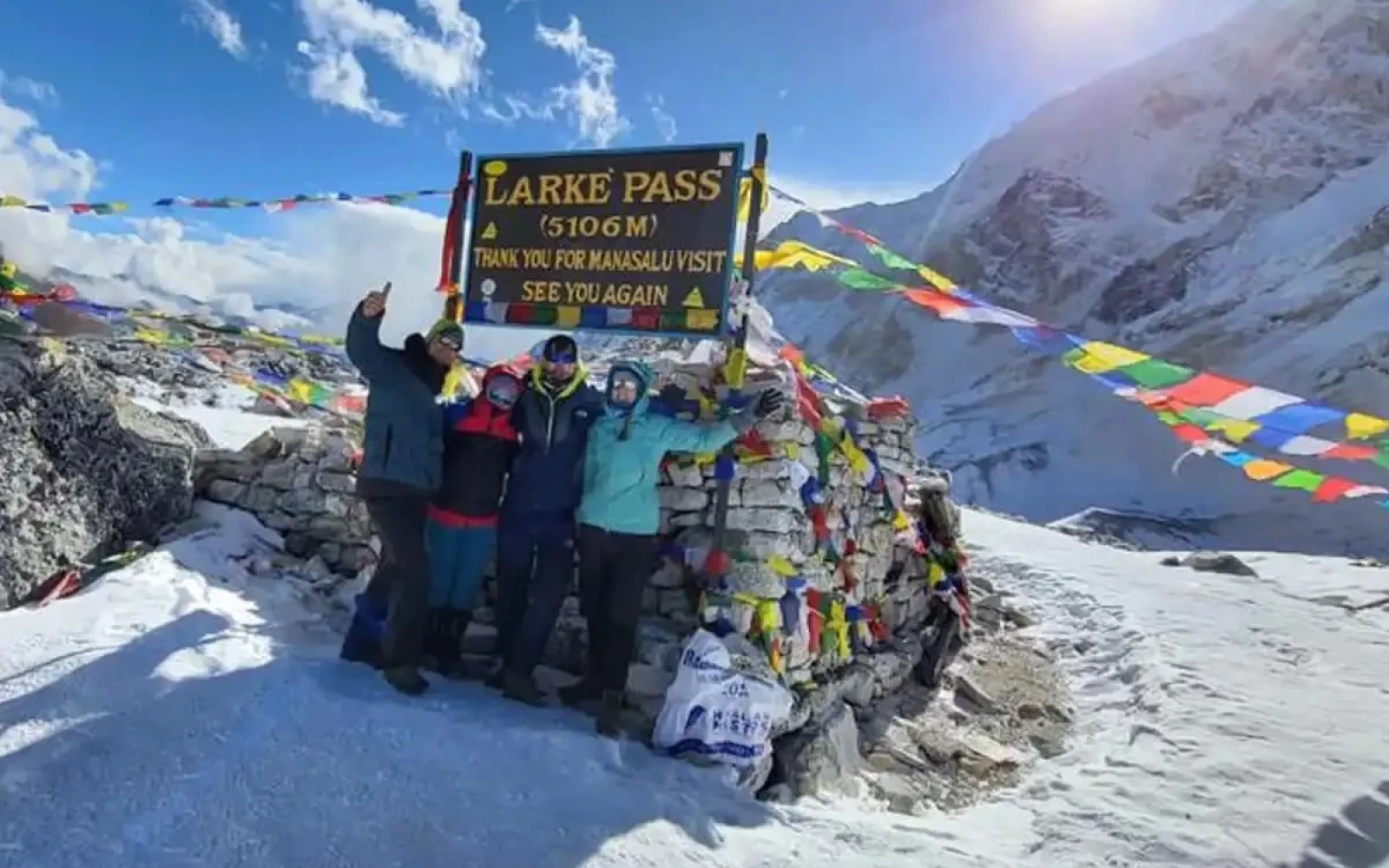 Larkya La Pass (5,106m) – Manaslu Circuit Trek Guide